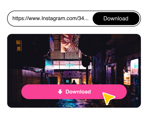 Step 2:PASTE THE VIDEO LINK & CLICK DOWNLOAD